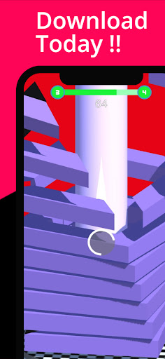 Jumping Ball Stack Smasher 3D