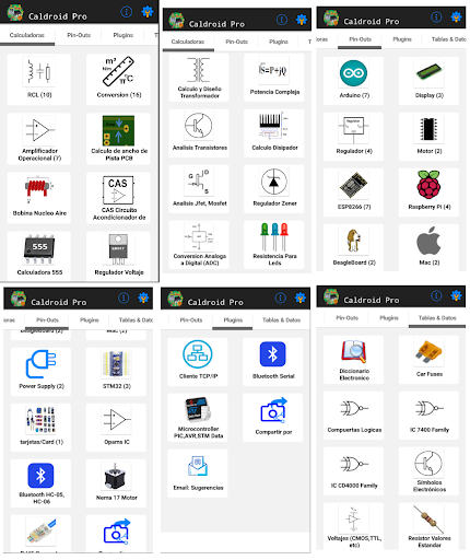 Android application Caldroid Ingeniería electrónic screenshort