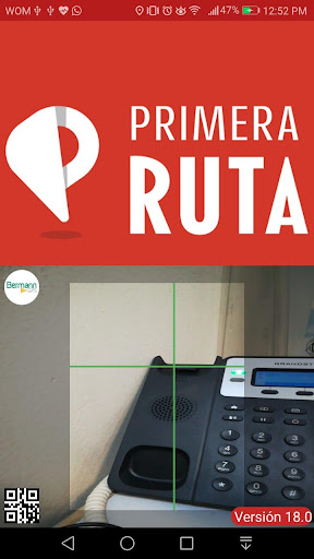 Android application Primera Ruta screenshort