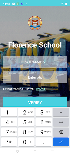 Android application Florence International School screenshort