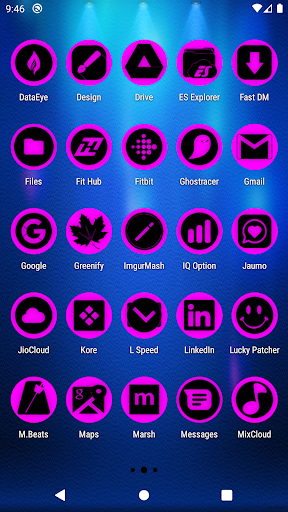 Oreo Magenta Icon Pack P2 Screen 3