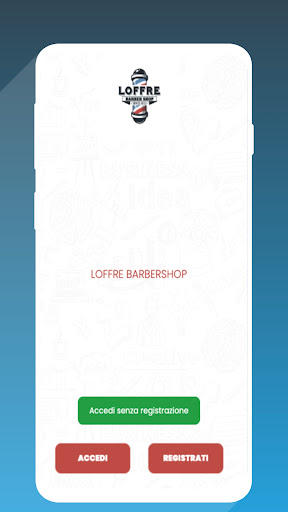 Android application LOFFRE BARBERSHOP screenshort