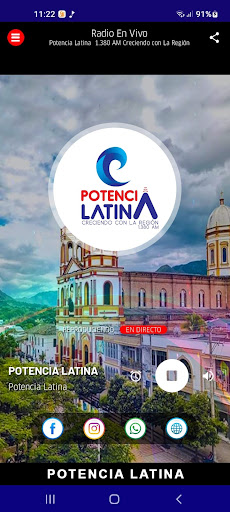 Potencia Latina 1380 AM Screen 2