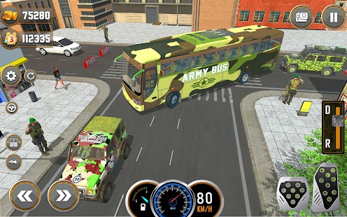 Army Bus Driving Games 3D Screenshot