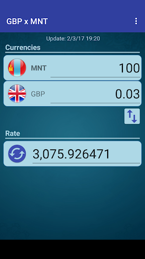 Pound GBP x Mongolian Tugrik Screen 2
