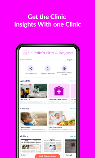 Android application Dr Palla's Birth & Beyond screenshort