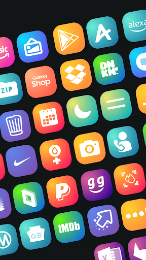 Android application Gradiency HD Icon Pack screenshort