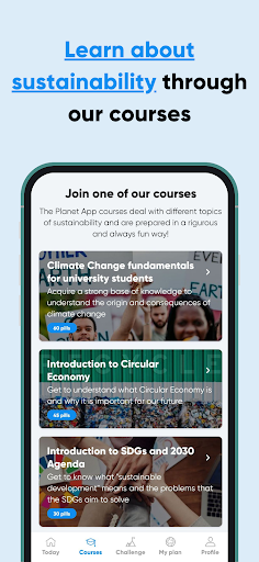 Android application The Planet App screenshort