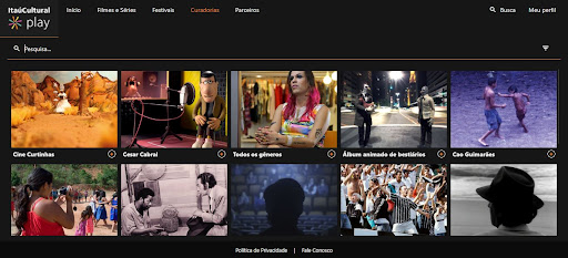 Android application Itaú Cultural Play screenshort