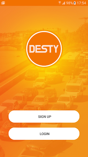 Android application DESTY screenshort