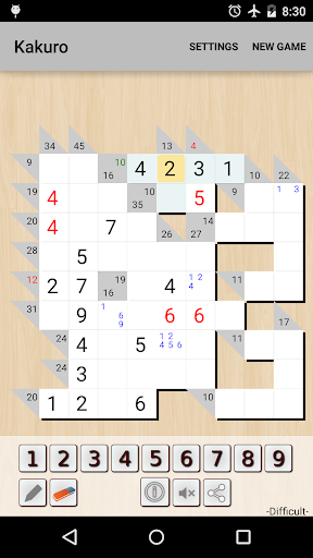 Kakuro Cross Sums Screen 2