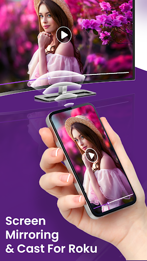 Android application Screen mirror for Roku TV screenshort