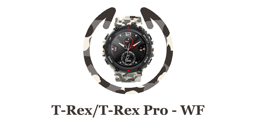 google chrome dino v3 - night by wing0826 - Amazfit T-Rex  🇺🇦 AmazFit,  Zepp, Xiaomi, Haylou, Honor, Huawei Watch faces catalog