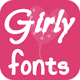 Girls Fonts for FlipFont icon