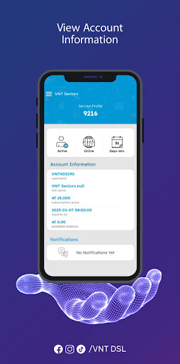 Android application VNT DSL screenshort