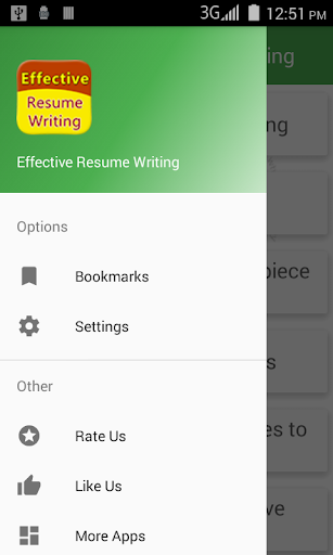 Effective Resume Writing Screen 2