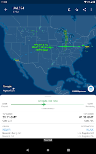 FlightAware Flight Tracker Screenshot