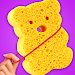 Sponge Art 3D Rubber Band Game Icon