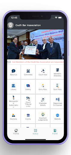 Oudh Bar Association Screen 3