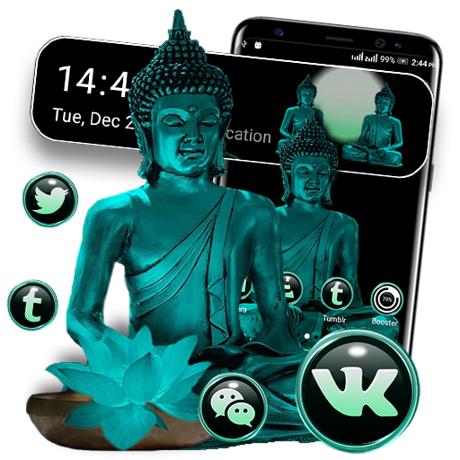 Lord Buddha Launcher Theme logo