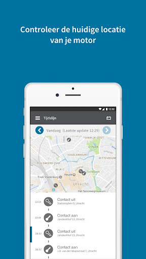 Android application MotorSecure screenshort
