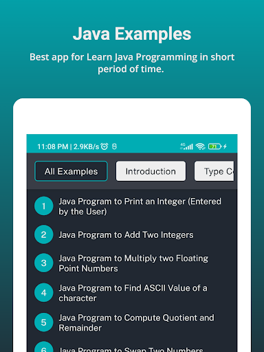 Java Programs Screenshot