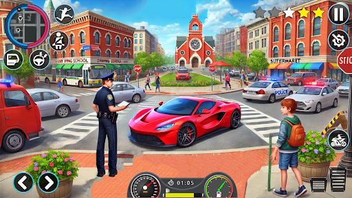 Manual Car Driving Car Game Screen 3