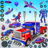 Police Truck Robot Car Game 3D icon