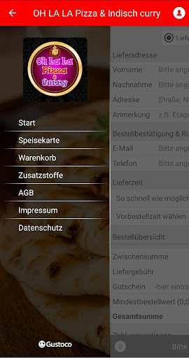OH LA LA Pizza & Indisch curry Screen 3