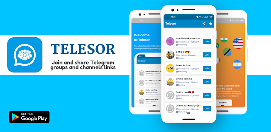 Telesor - Group & Channel link