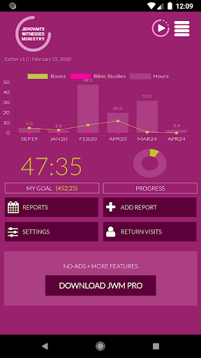 Android application Field Service Report screenshort