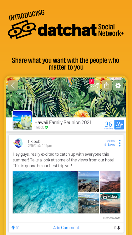 DatChat: Social Network Plus - 1.29.9 - (Android)