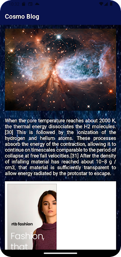 Cosmoblog Screen 2