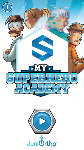 Android application mySuperheroAcademy screenshort