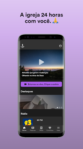Android application Resgate Comunidade Cristã screenshort