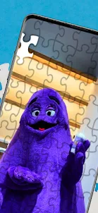 Grimace Monster Puzzle Jigsaw