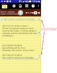 screenshot of Voice Notes - Speech to Text