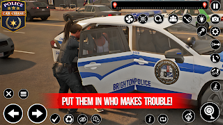 US Police Car Chase Sim Game - Screenshot 1