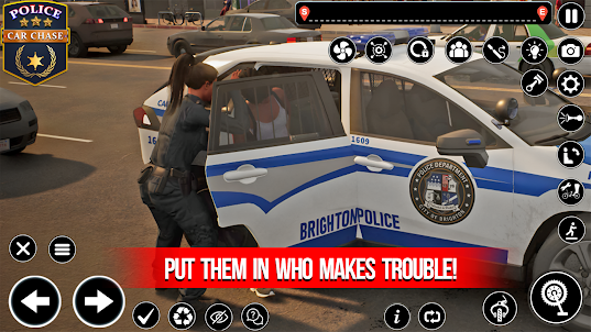 US Police Car Chase Sim Game