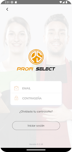 ProfiSelect Screen 2