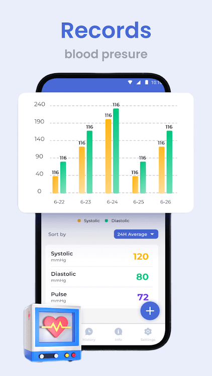 Blood Pressure Tracker: BP Log - 1.1 - (Android)