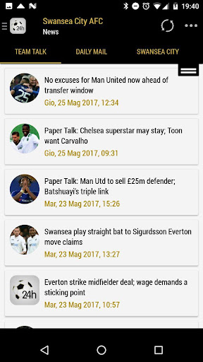 Android application Swansea News 24h screenshort