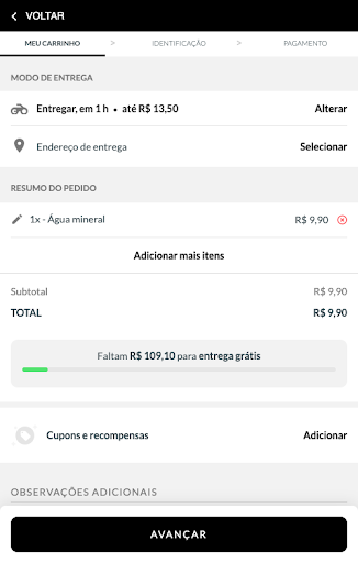 Just Beer - Delivery Screen 3