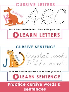 Learn Cursive Writing for Kidsのおすすめ画像2