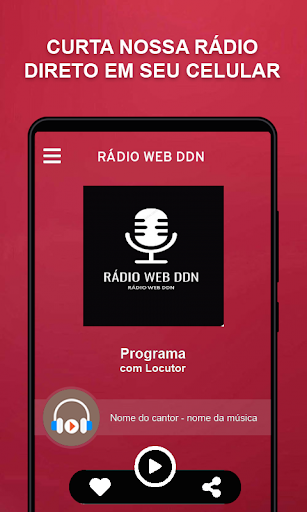 Android application RÁDIO WEB DDN screenshort