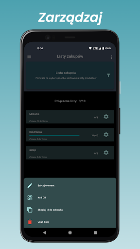 Wspólna lista zakupów Screen 3