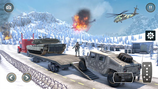 Truck Simulator Army Games 3D v4.0 APK + MOD (Unlimited Money / Gems) 4