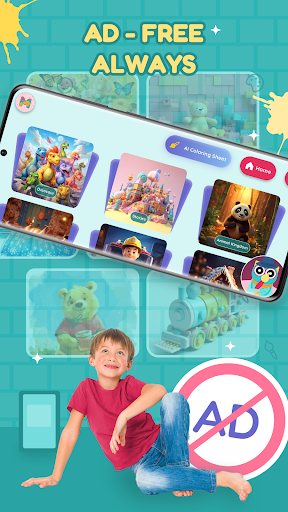 Screenshot of Color Ovo: AI Kids Coloring!