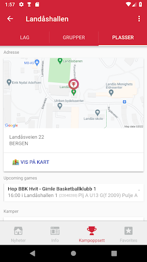 Android application Hansacup screenshort
