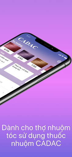 CADAC công thức nhuộm tóc Screen 2